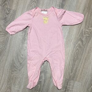 Juicy Couture Pink and Gold Kids Footie